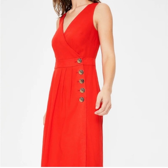 Boden Arwin Midi Dress - Size 10 - Picture 3 of 6